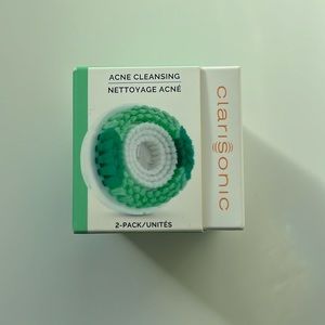 Clarisonic Anti-Blemish Cleansing Brush Head 2-pack Bundle New in Box